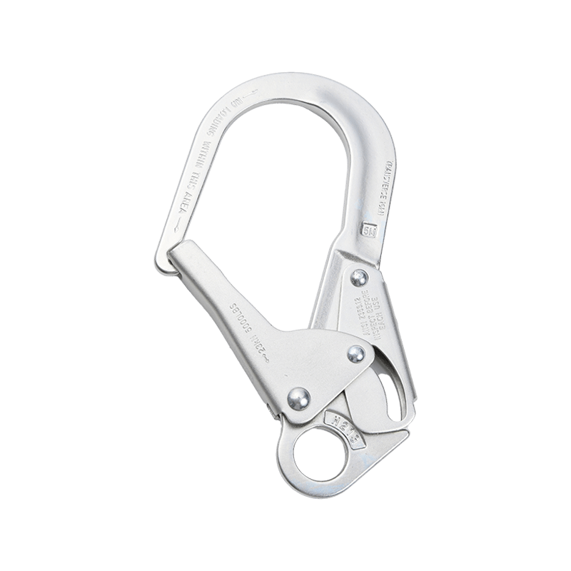 HL18002 Grand mousqueton de sécurité en acier forgé 25KN